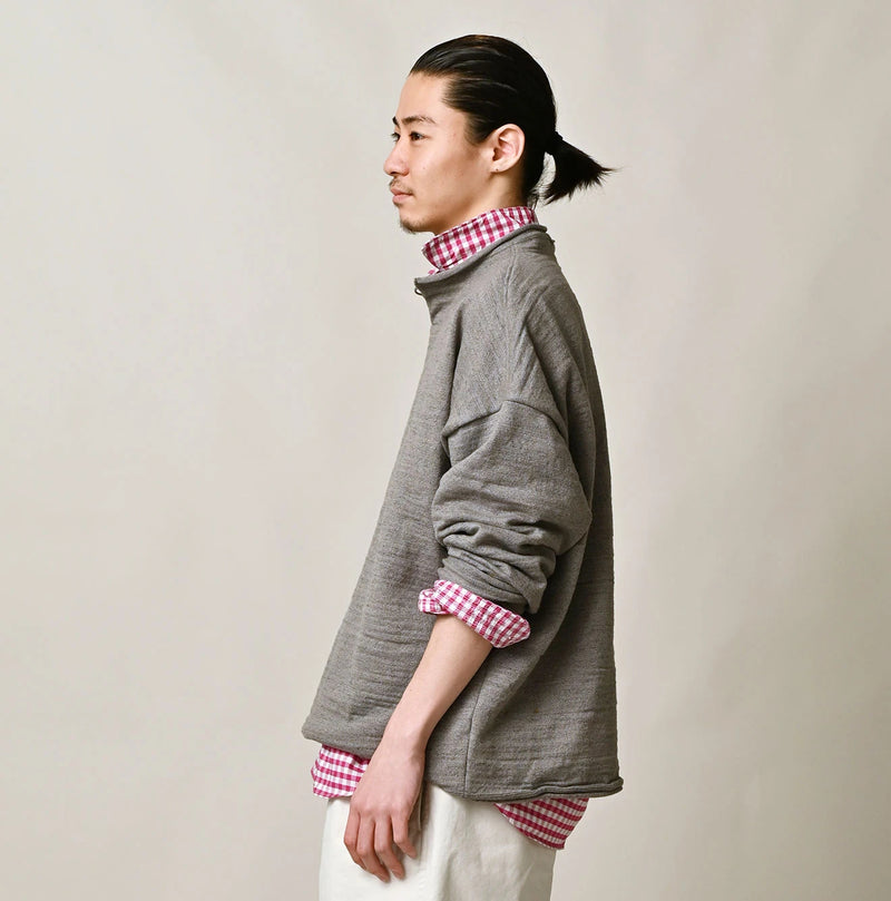 45R Dekoboko Knit-sewn Pullover - Image 8