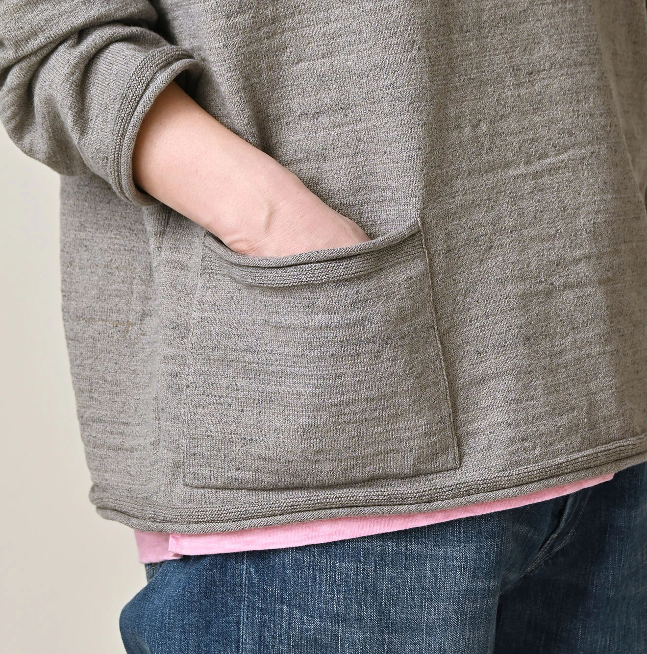 45R Dekoboko Knit-sewn Pullover - Image 15