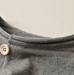 45R Dekoboko Knit-sewn Pullover