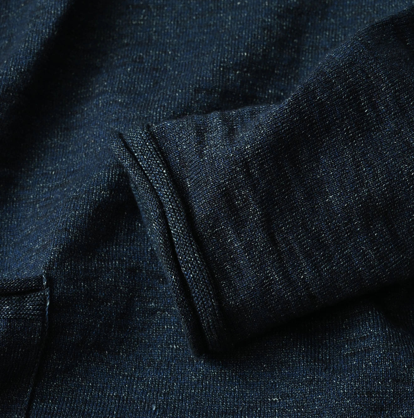 45R Indigo Dekoboko Knit-sewn Pullover - Image 20