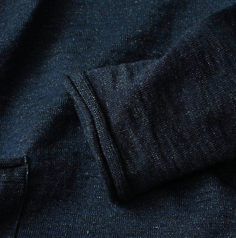 45R Indigo Dekoboko Knit-sewn Pullover - Image 20