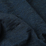 45R Indigo Dekoboko Knit-sewn Pullover