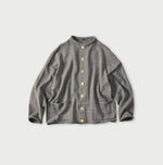 45R Dekoboko Knit-sewn Cardigan