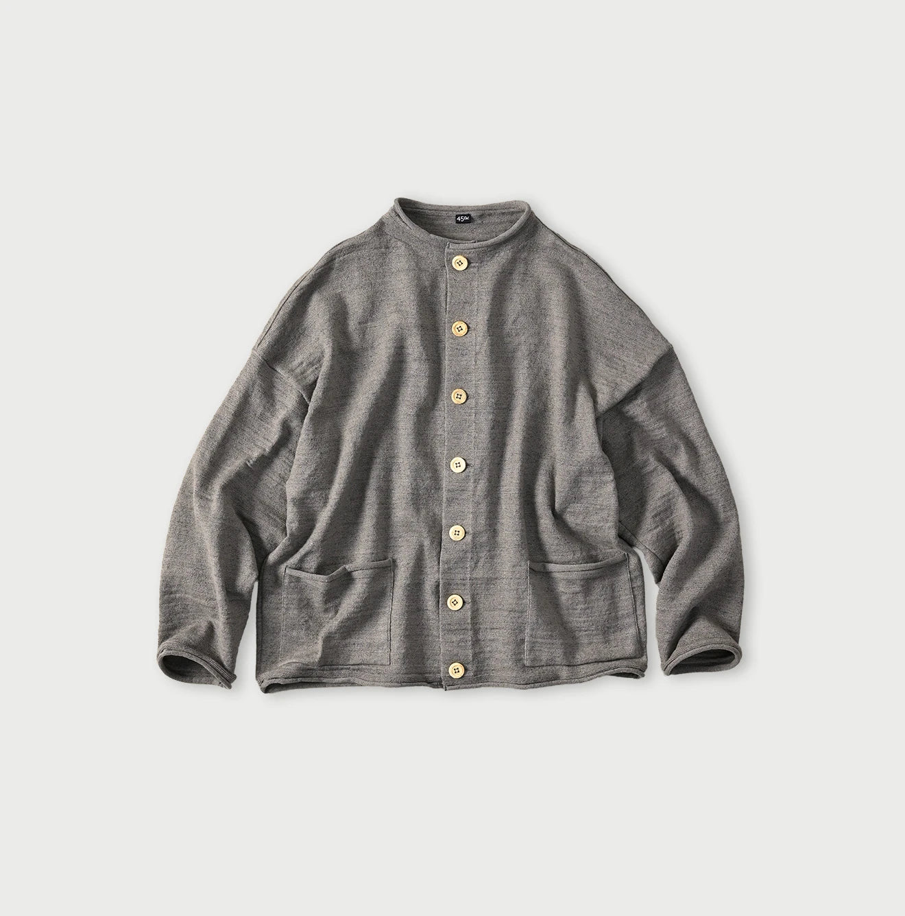 45R Dekoboko Knit-sewn Cardigan - Image 2