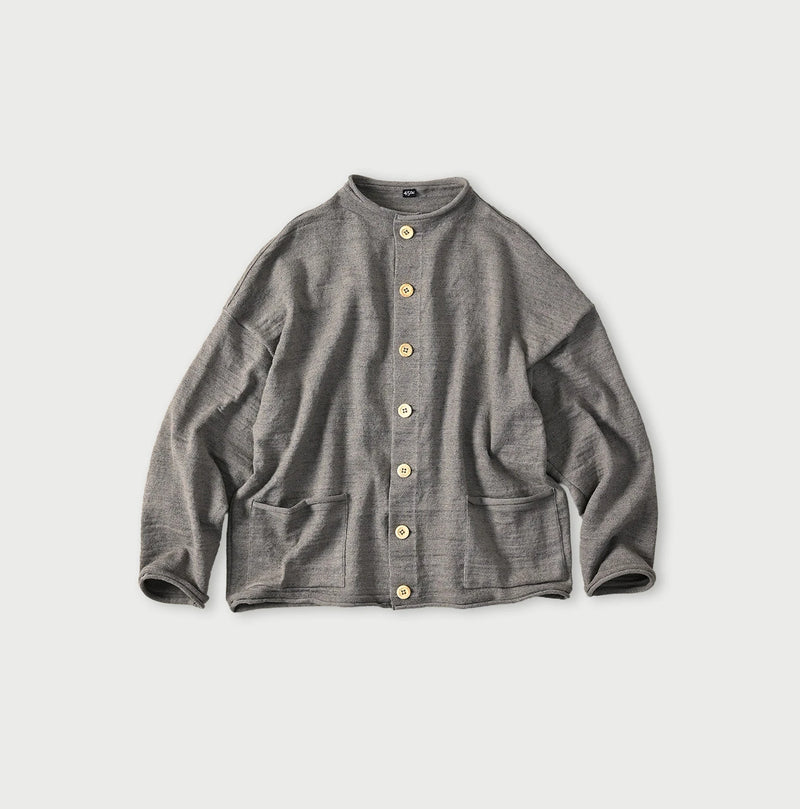 45R Dekoboko Knit-sewn Cardigan - Image 2