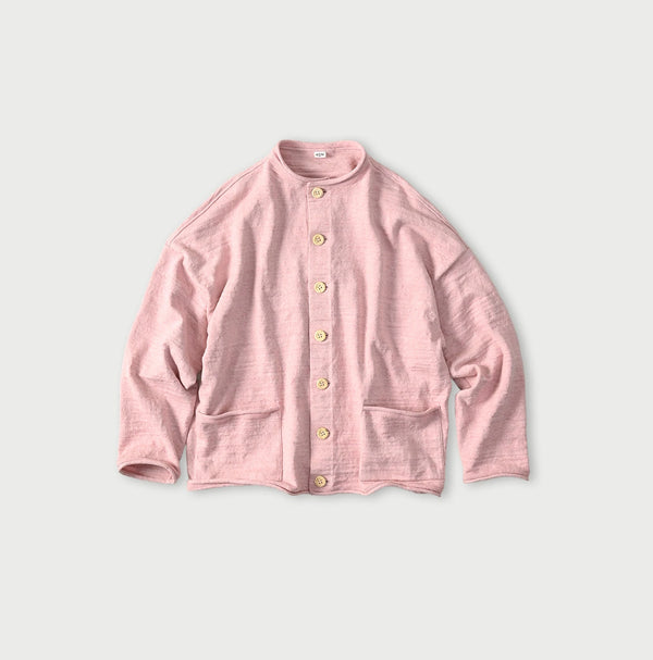 45R Dekoboko Knit-sewn Cardigan