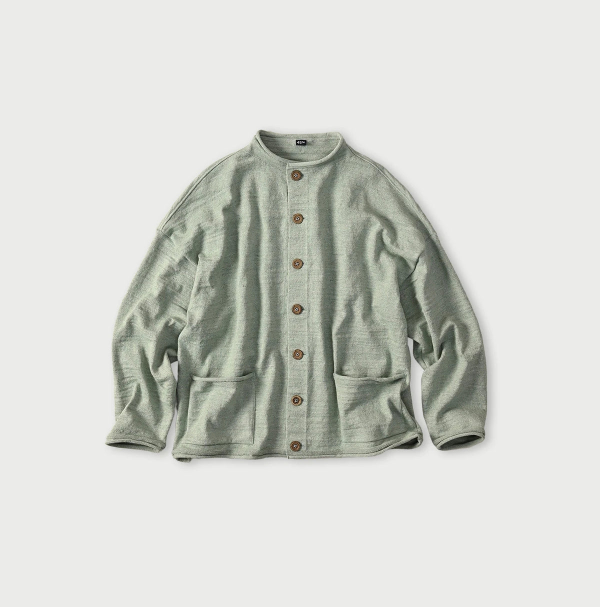 45R Dekoboko Knit-sewn Cardigan