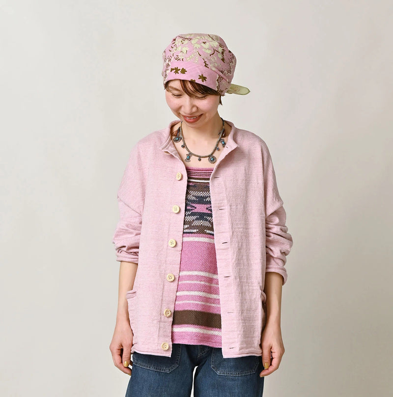 45R Dekoboko Knit-sewn Cardigan - Image 7