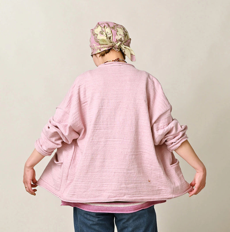 45R Dekoboko Knit-sewn Cardigan - Image 9