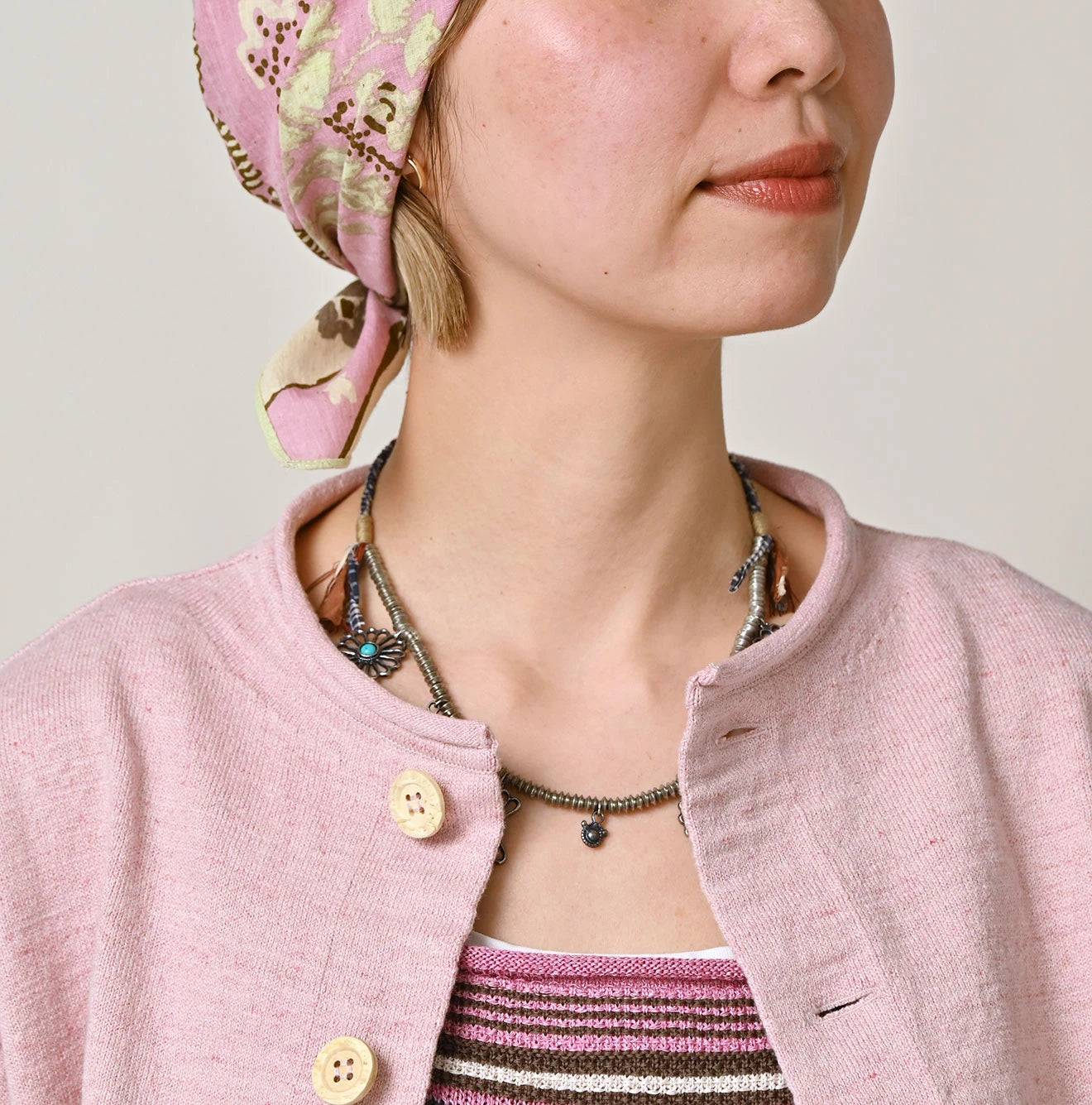 45R Dekoboko Knit-sewn Cardigan - Image 14