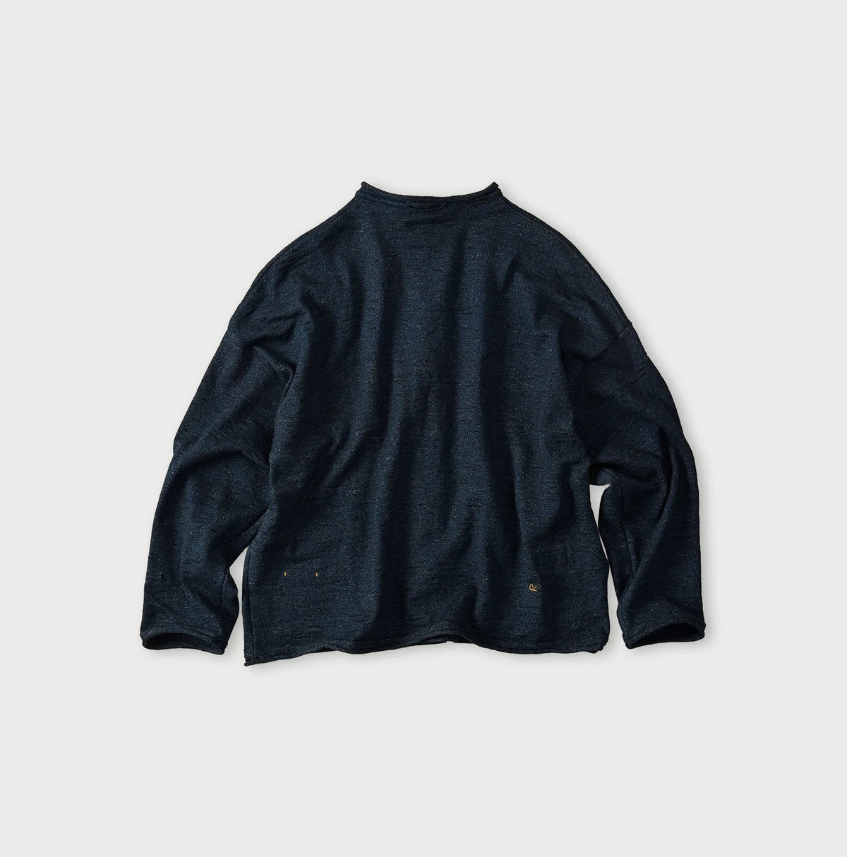45R Indigo Dekoboko Knit-sewn Cardigan