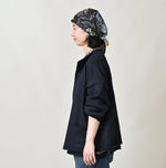 45R Indigo Dekoboko Knit-sewn Cardigan