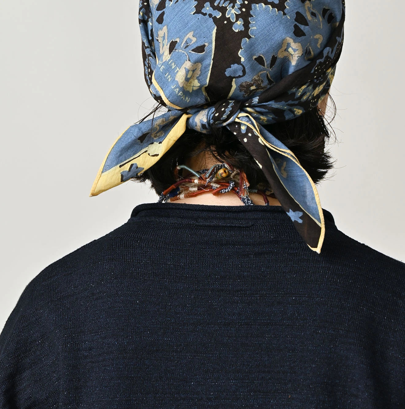 45R Indigo Dekoboko Knit-sewn Cardigan - Image 14