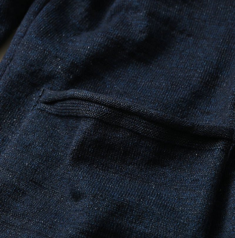 45R Indigo Dekoboko Knit-sewn Cardigan - Image 19