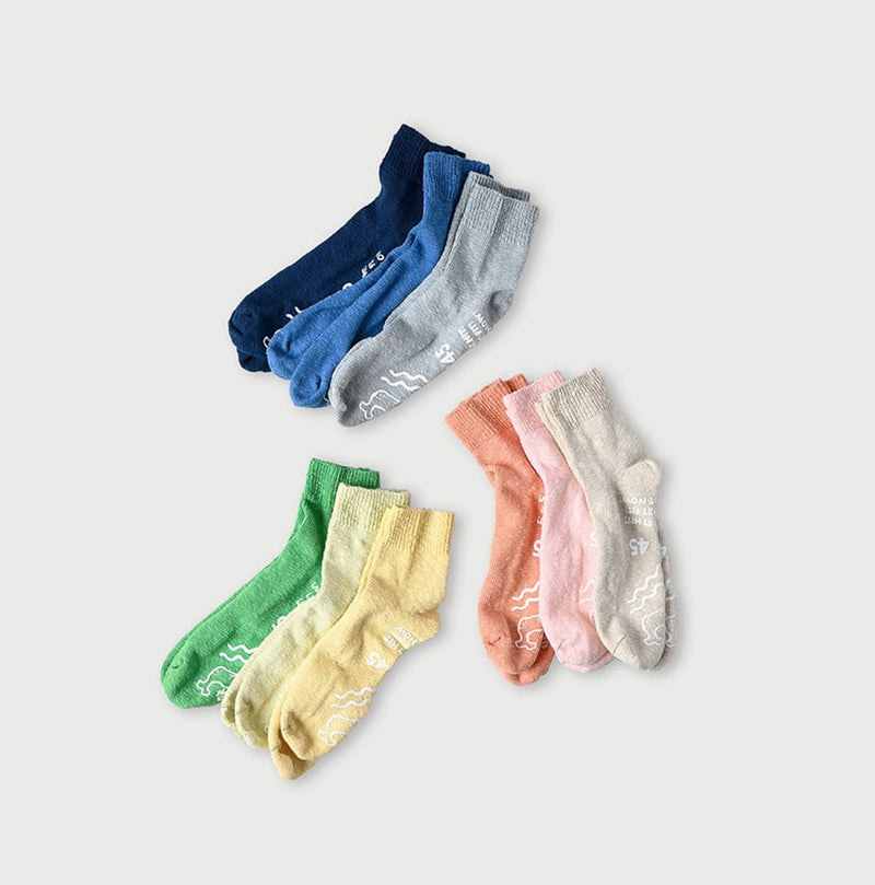 Spring Botanical Dyed Socks - Image 4