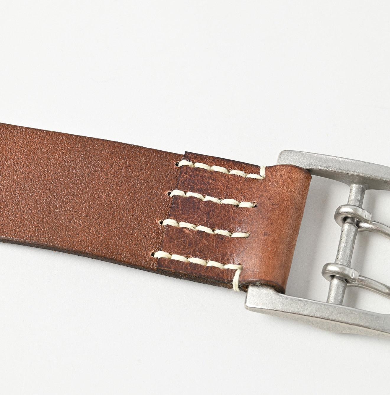 Vintage Leather Wide Belt - 45R by 45rpm studio