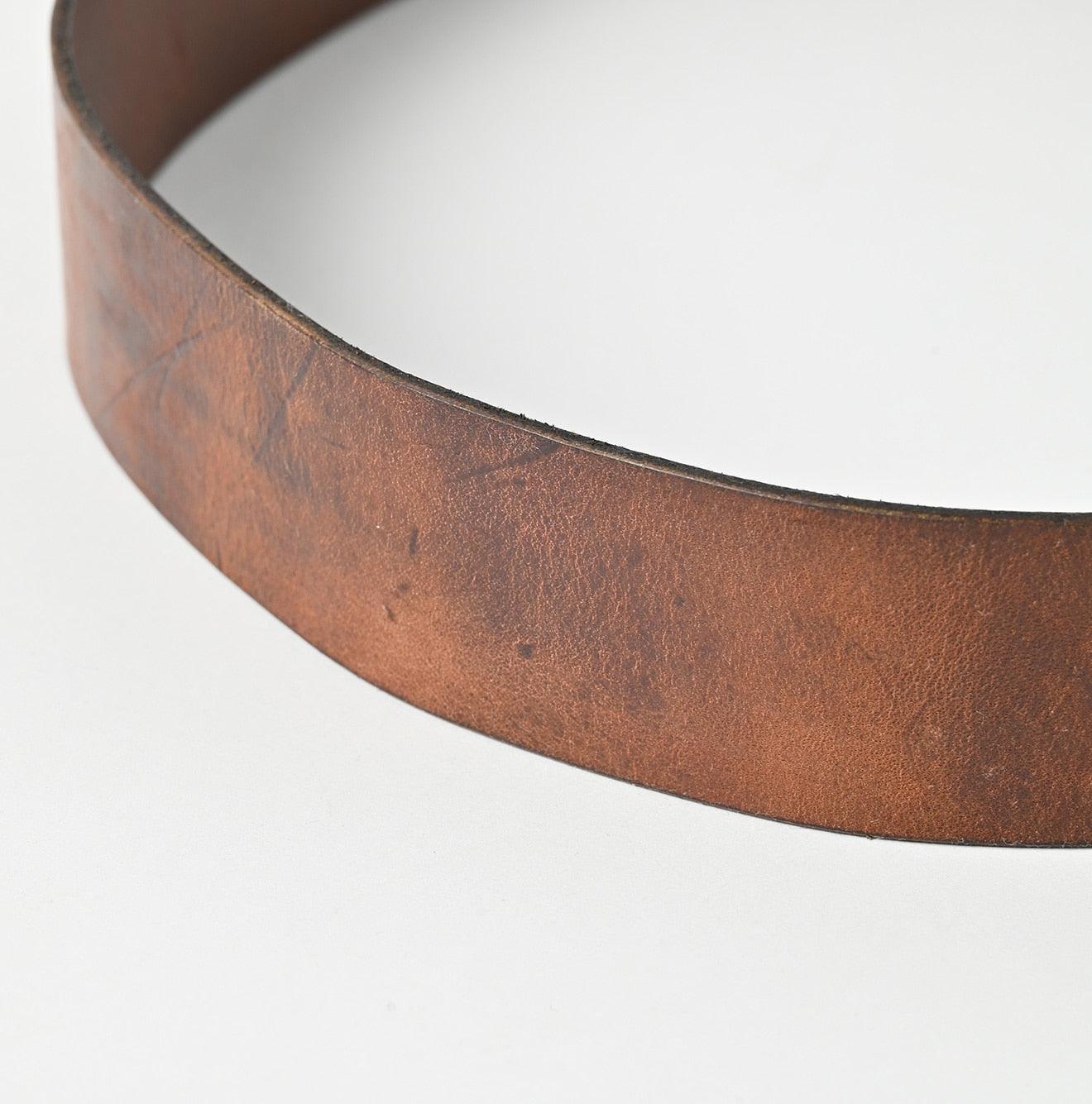 Vintage Leather Wide Belt – 45R GLOBAL