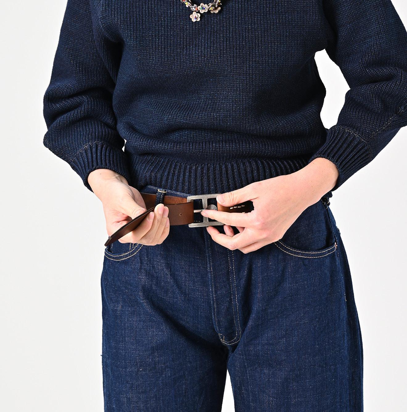 Vintage Leather Belt - 45R by 45rpm studio - Image 5