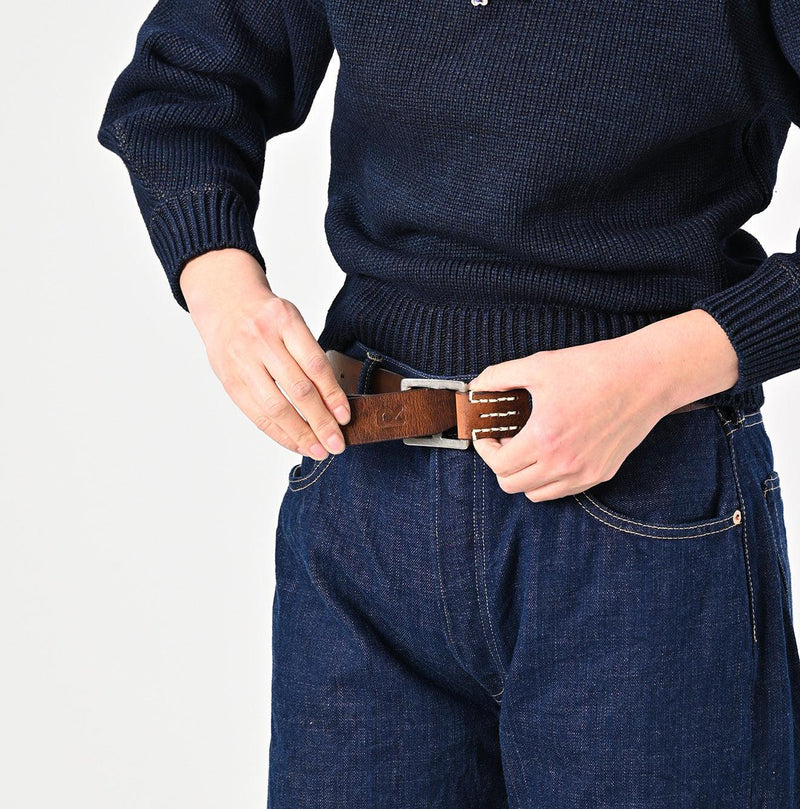 Vintage Leather Belt - 45R by 45rpm studio - Image 6