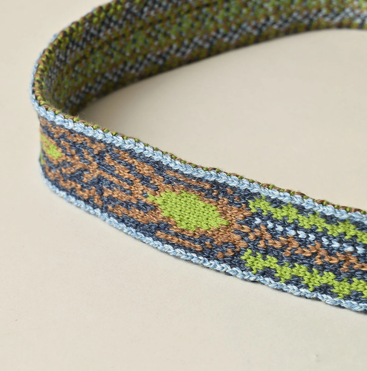 45R Hippie Jacquard Knit Belt