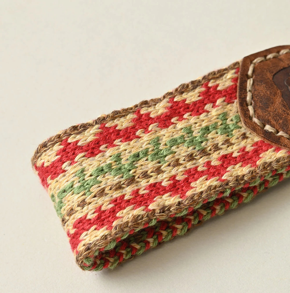 45R Hippie Jacquard Knit Key Holder