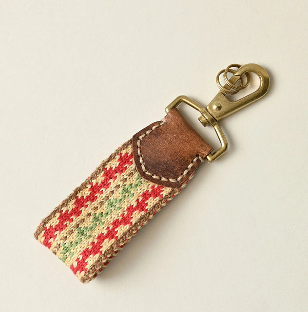 45R Hippie Jacquard Knit Key Holder