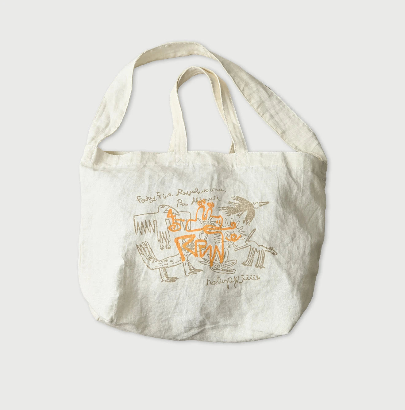 Linen 45 Tote Bag Large | 45R Official Online Store – 45R GLOBAL