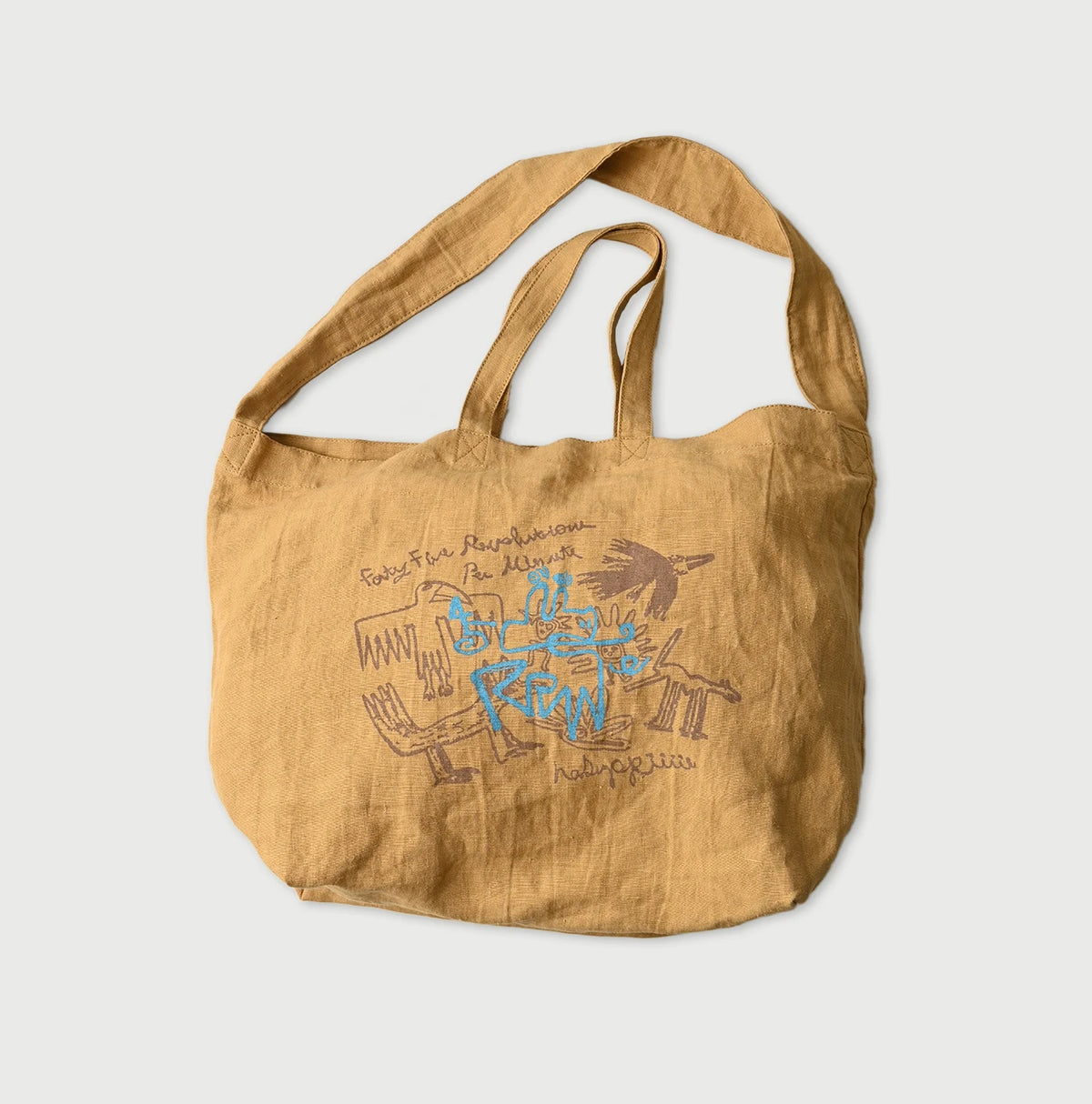 45R Linen 45 Tote Bag Large