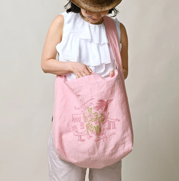 45R Linen 45 Tote Bag Large