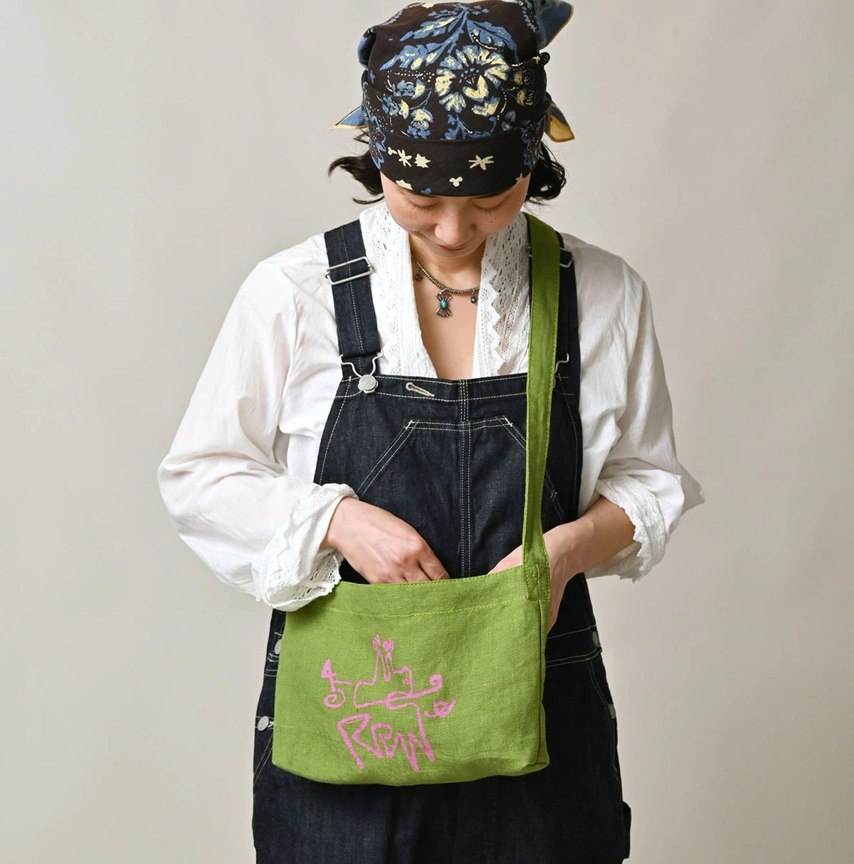 45R Linen 45 Tote Bag Small