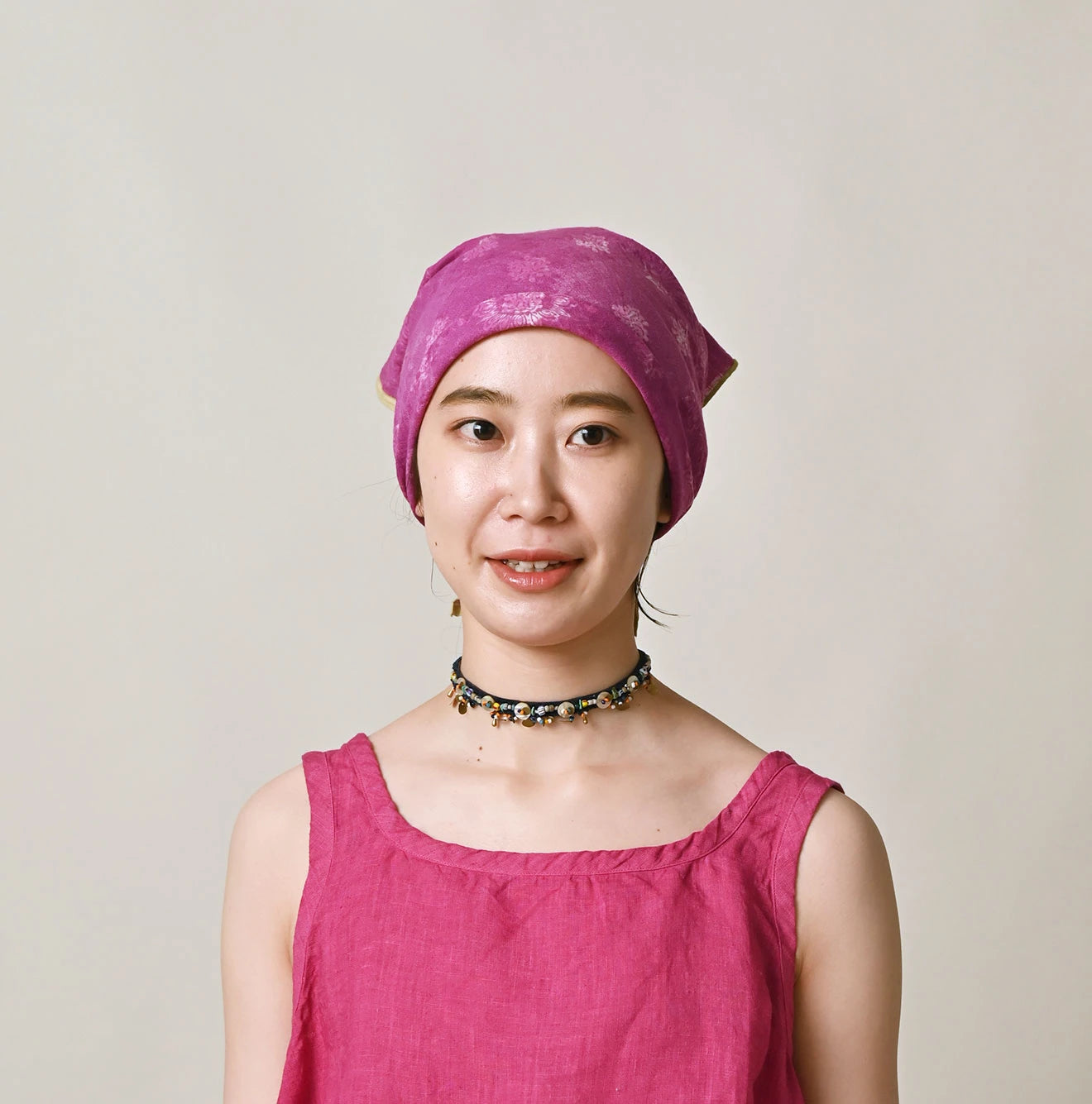 45R Khadi Sakura Dyed Bandana - Image 5