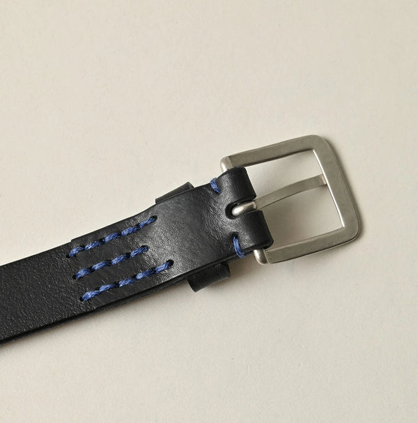 45R Azura Vintage Leather Slim Belt