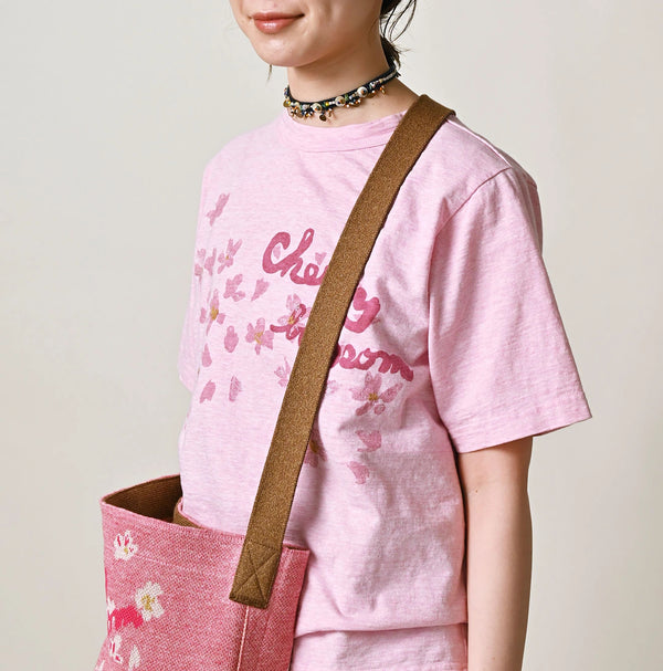 45R Sakura Flurry Jacquard Tote Bag