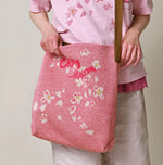 45R Sakura Flurry Jacquard Tote Bag