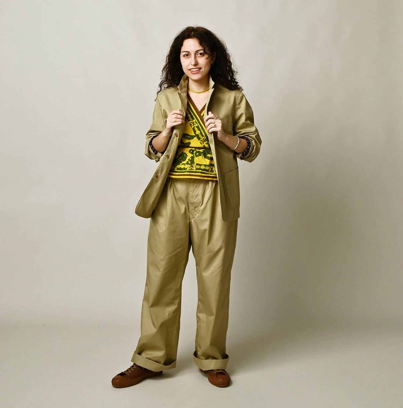 45R Gabardine 908 Jacket Cardigan - Image 4