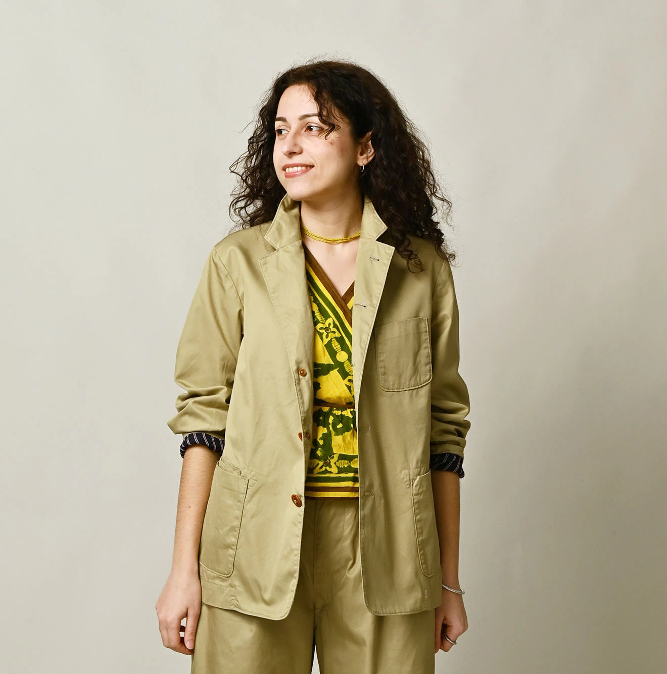 45R Gabardine 908 Jacket Cardigan - Image 5