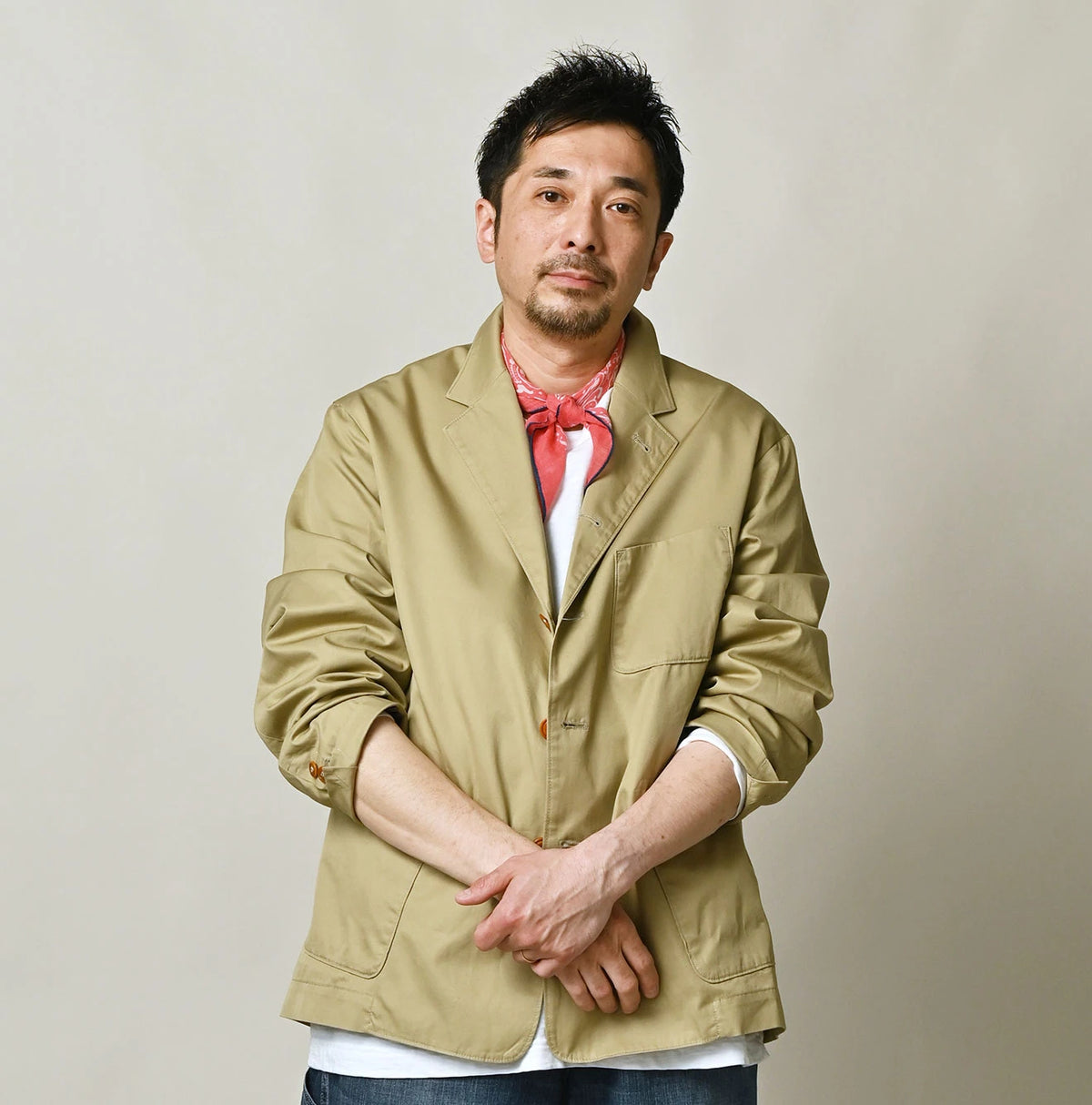 45R Gabardine 908 Jacket Cardigan