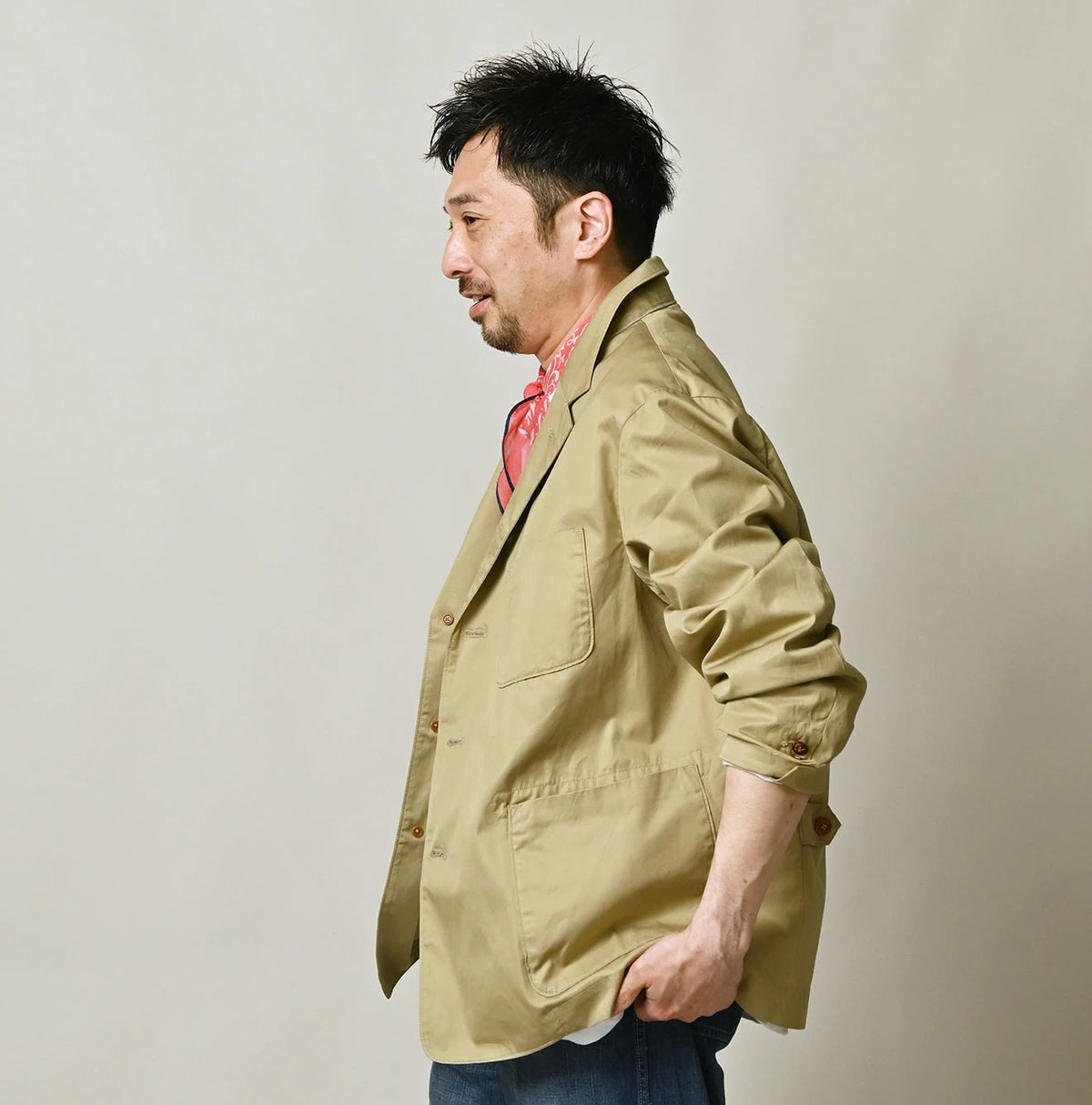 45R Gabardine 908 Jacket Cardigan