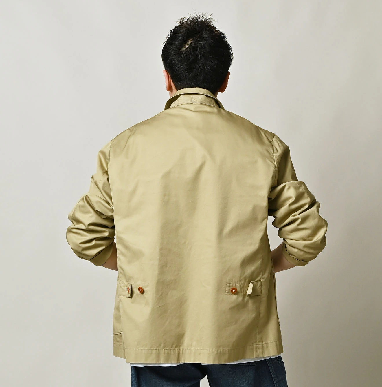 45R Gabardine 908 Jacket Cardigan - Image 8