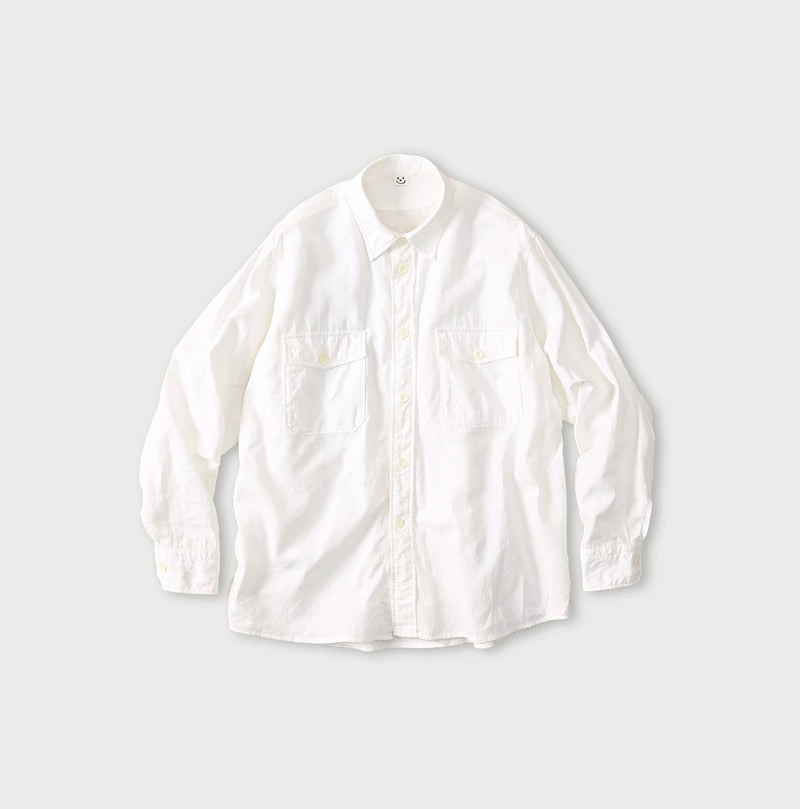 45R Khadi Oxford 908 Cruise Shirt (White) - Image 1
