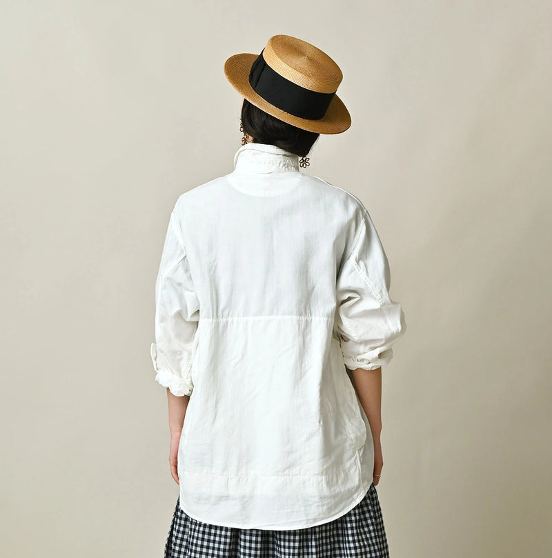 45R Khadi Oxford 908 Cruise Shirt (White) - Image 9
