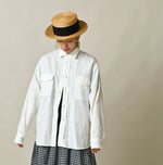 45R Khadi Oxford 908 Cruise Shirt (White)