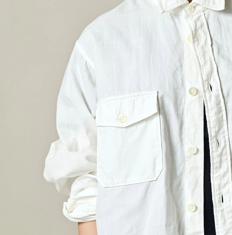 45R Khadi Oxford 908 Cruise Shirt (White) - Image 12