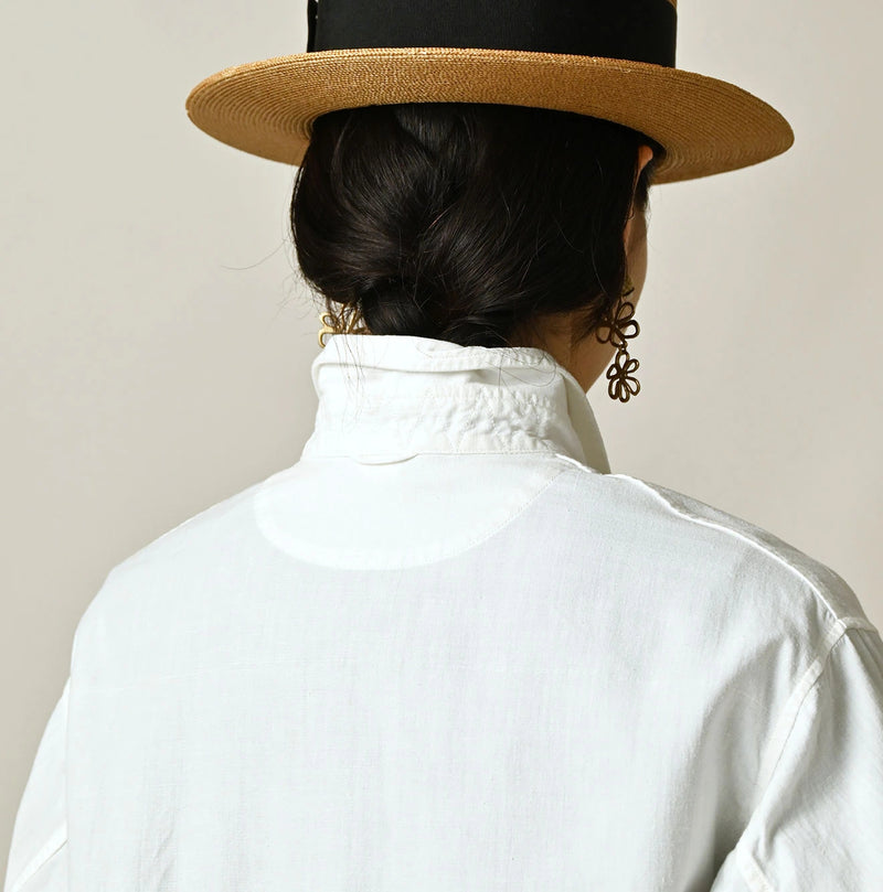 45R Khadi Oxford 908 Cruise Shirt (White) - Image 14