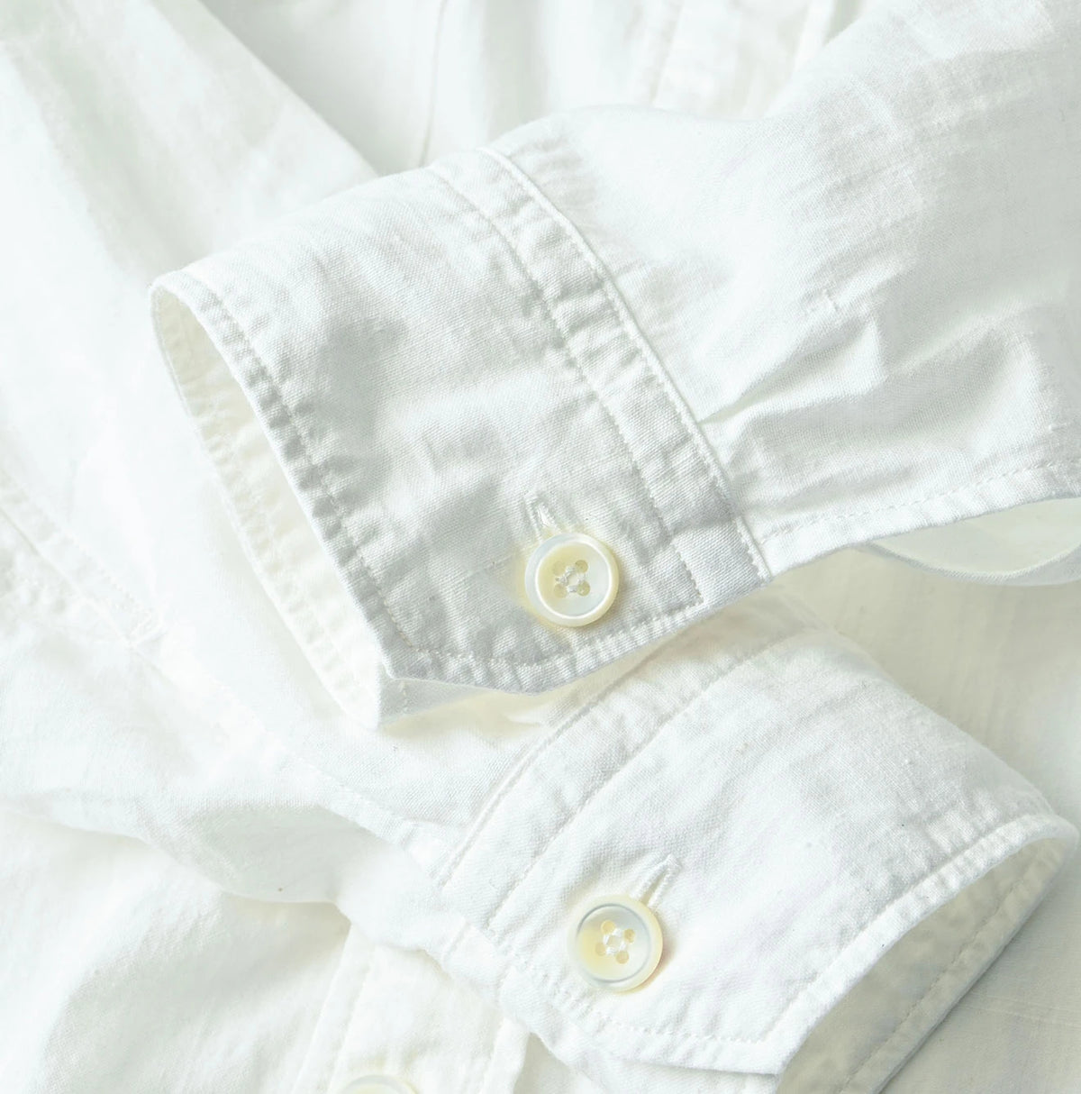 45R Khadi Oxford 908 Cruise Shirt (White)