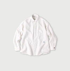 Botanical Dyed Linen 908 Ocean Shirt