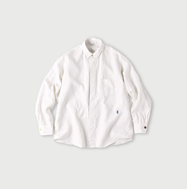 Linen 908 Ocean Shirt (Botanical-dyed)