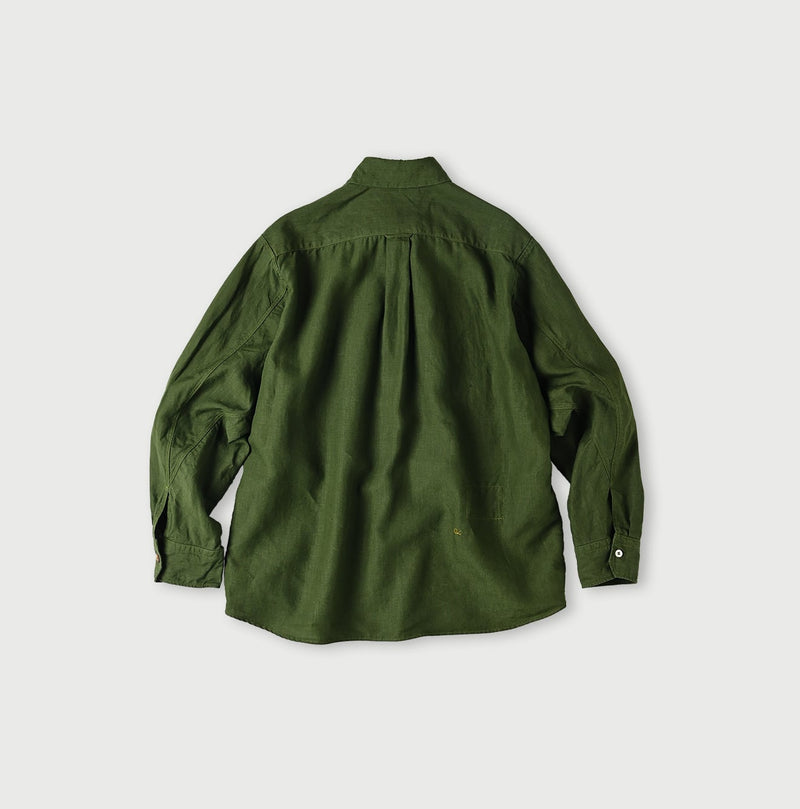 45R Botanical Dyed Linen 908 Ocean Shirt - Image 22