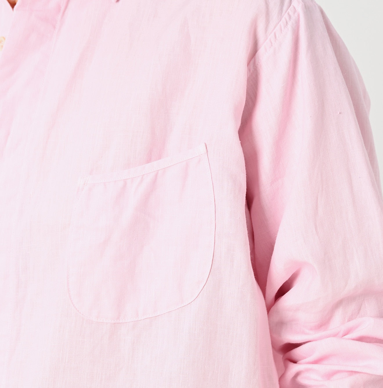 45R Botanical Dyed Linen 908 Ocean Shirt - Image 15