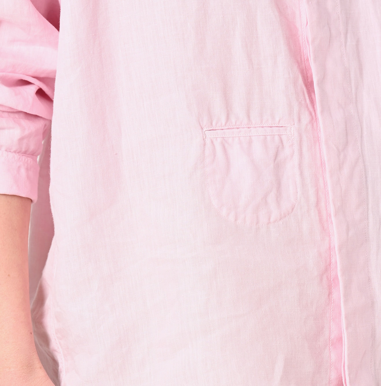 45R Botanical Dyed Linen 908 Ocean Shirt - Image 17